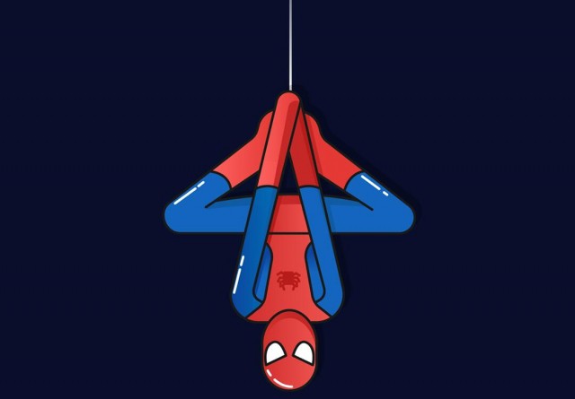 Hanging Spiderman